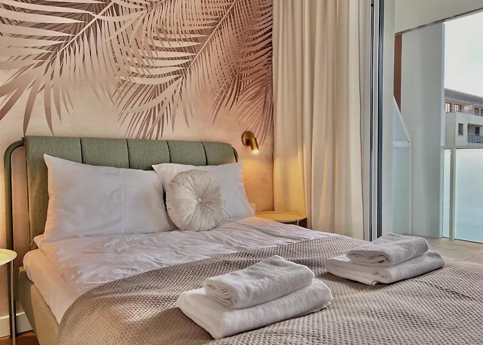 Palm Tree Perlowa Przystan Parking, 650M Do Plazy, Swiezo Oddany Nowoczesny Apartament, Parkplatz Im Preis Inbegriffen, 650 Meter Zum Strand, Frisch Fertiggestellt, Geraeumige Und Moderne Wohnung, Parking Included, 650 Meters To The Beach!
